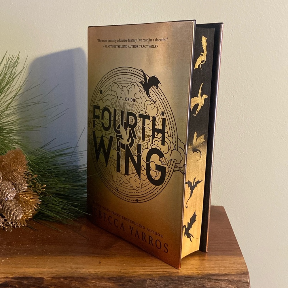Fourth Wing - custom sprayed edges